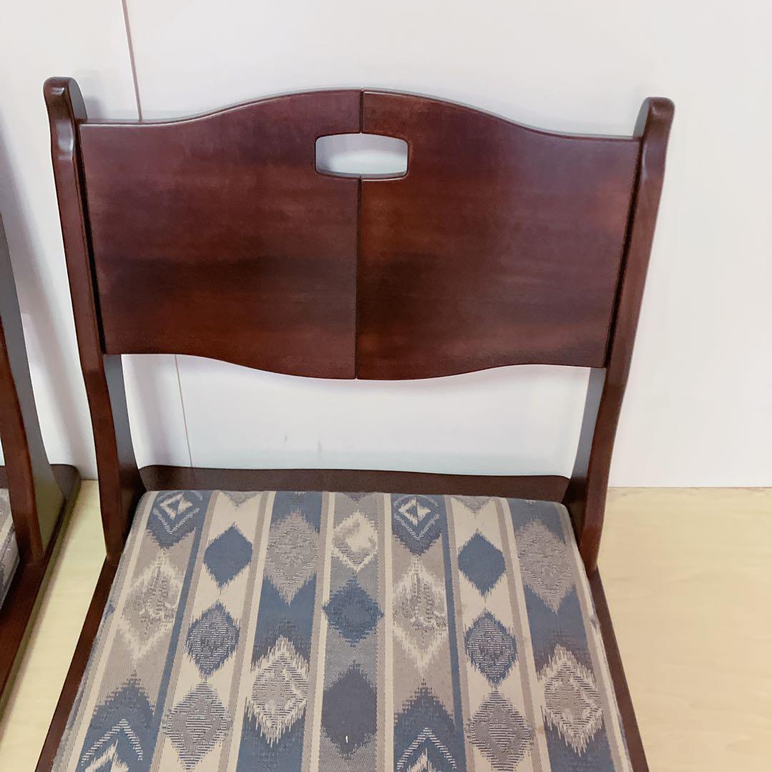 karimoku カリモク　座椅子　2脚セット　曲げ木　和モダン　座敷椅子