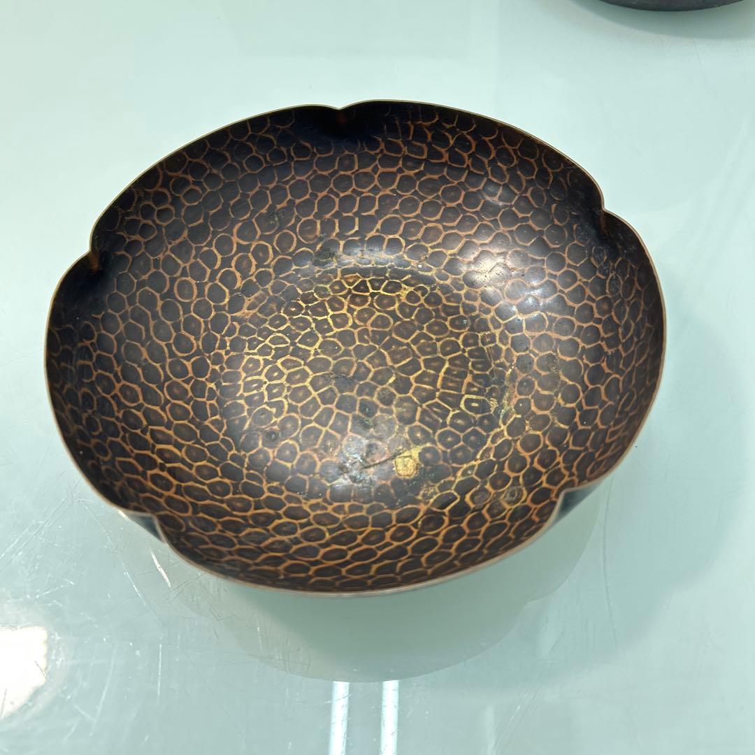 ☆茶道具　九谷焼煎茶器　鉄瓶　錫茶壷　茶盆　銅蟲菓子器☆