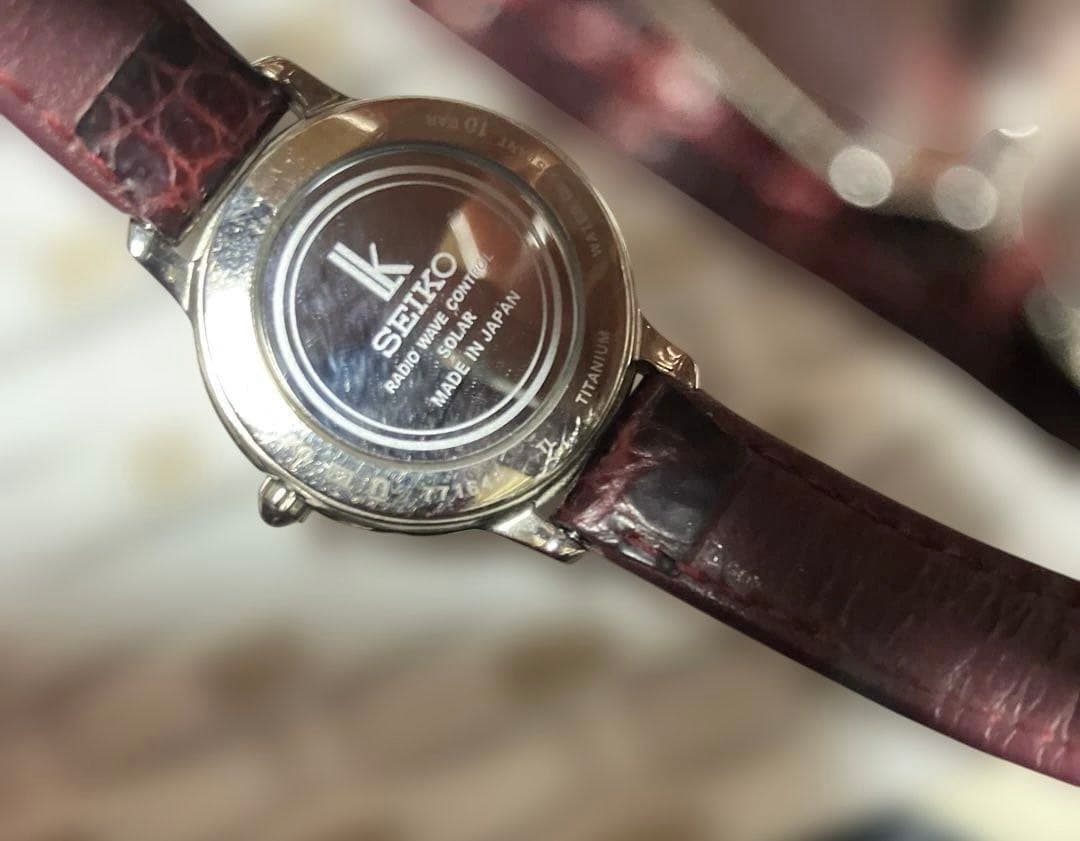 専用　 SEIKO ルキア 腕時計 1B22-0CK 電波ソーラーチタン　ダイヤ