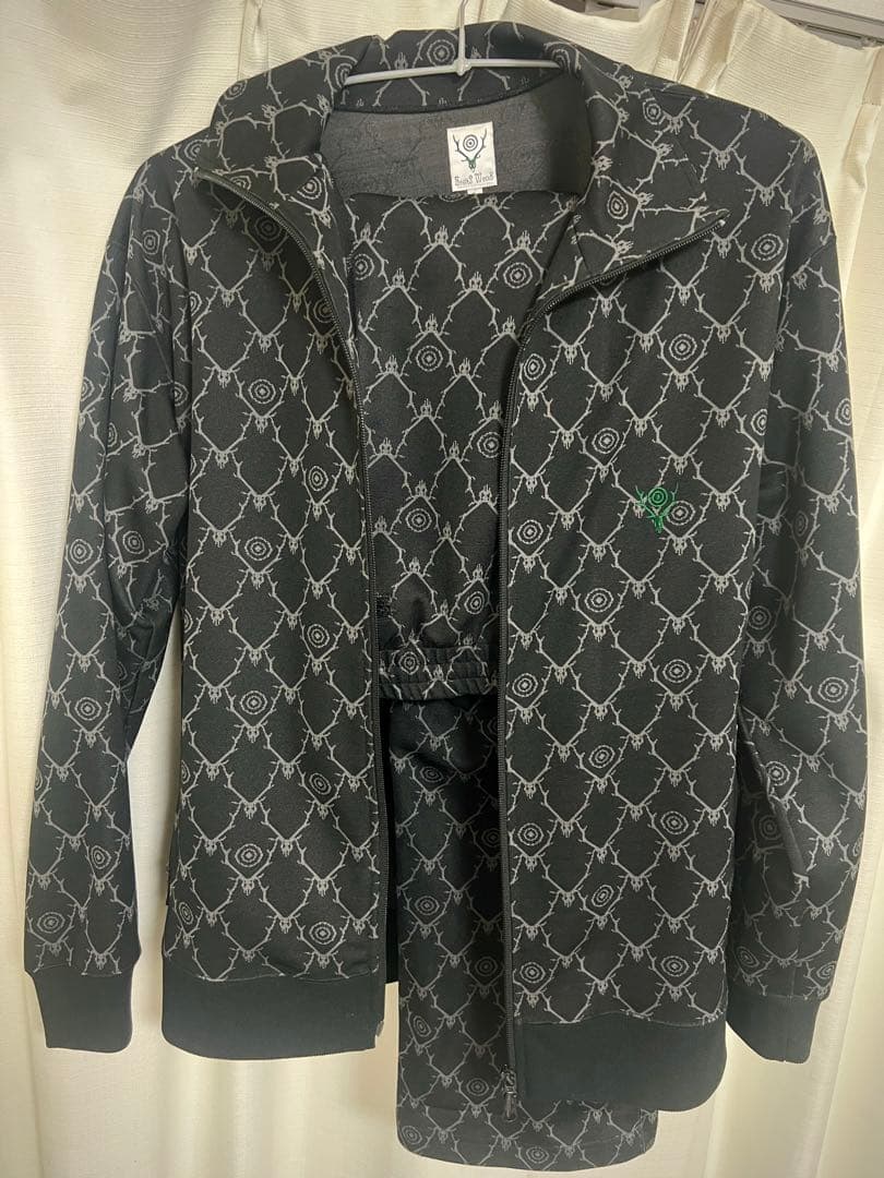 South2 West8 ジャガードトレーナーセットアップ L