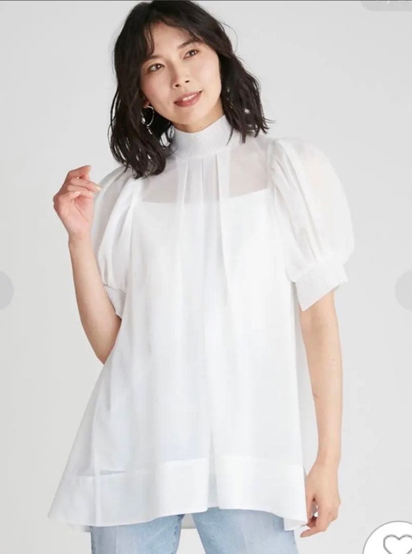 ♡CELFORD バックリボンシアーブラウス