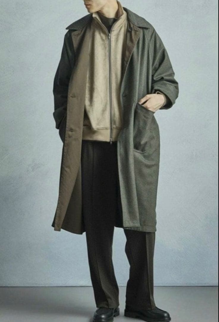 MENS BIGI 50th Anniv リバーシブルステンカラーコート 新品