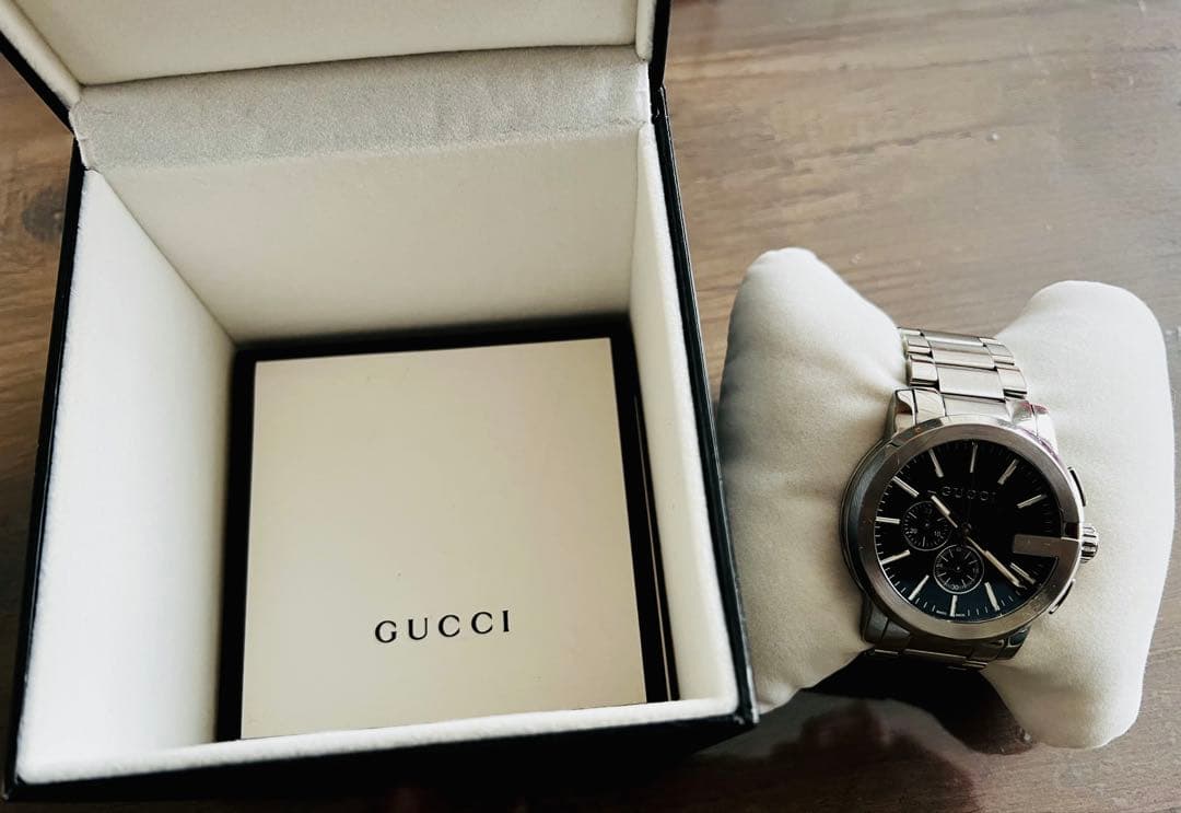 GUCCI クロノグラフ ステンレススチール