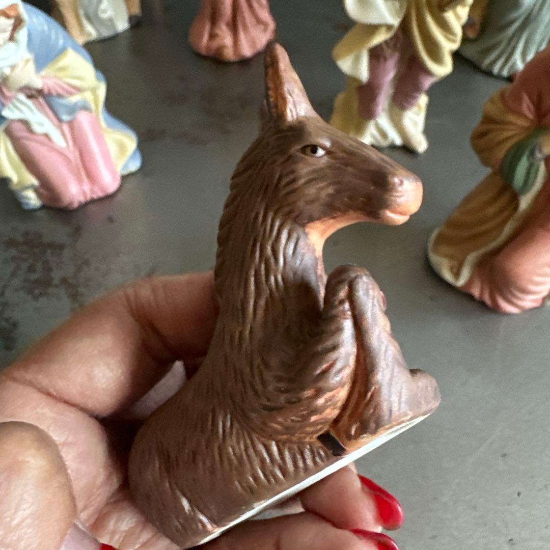 瞬間お値下げ‼️とっても素敵！ クリスマス キリスト降臨　人形セット 陶器製