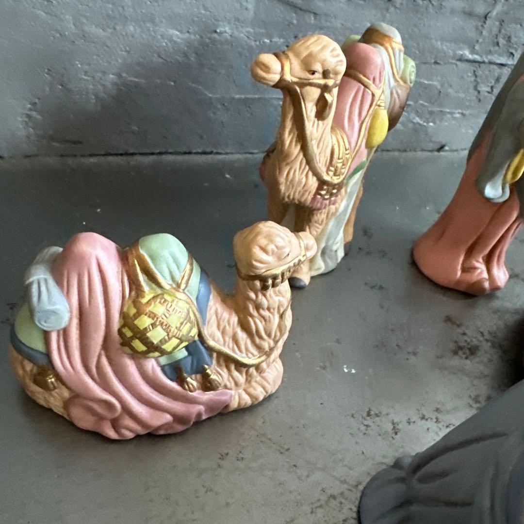 瞬間お値下げ‼️とっても素敵！ クリスマス キリスト降臨　人形セット 陶器製