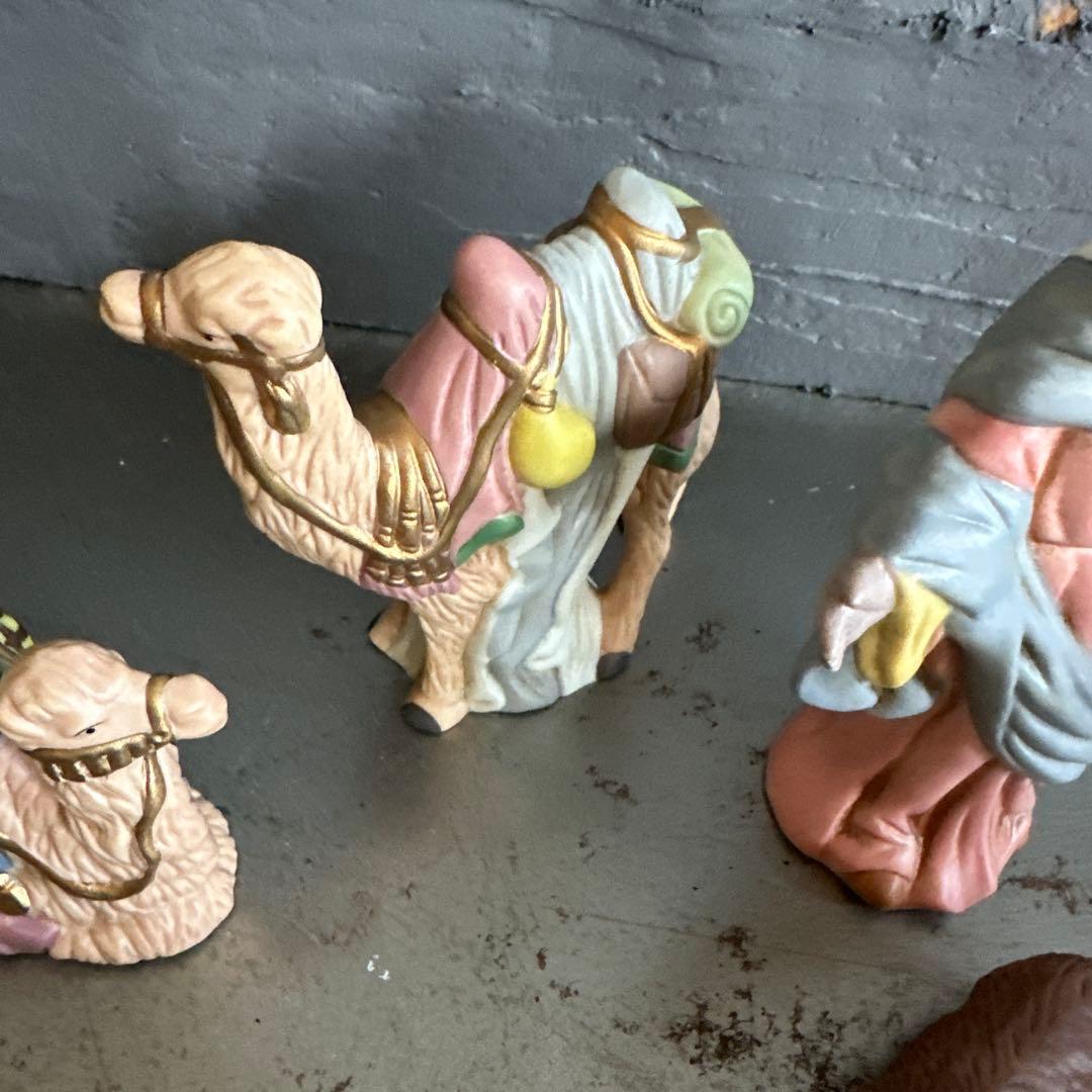 瞬間お値下げ‼️とっても素敵！ クリスマス キリスト降臨　人形セット 陶器製