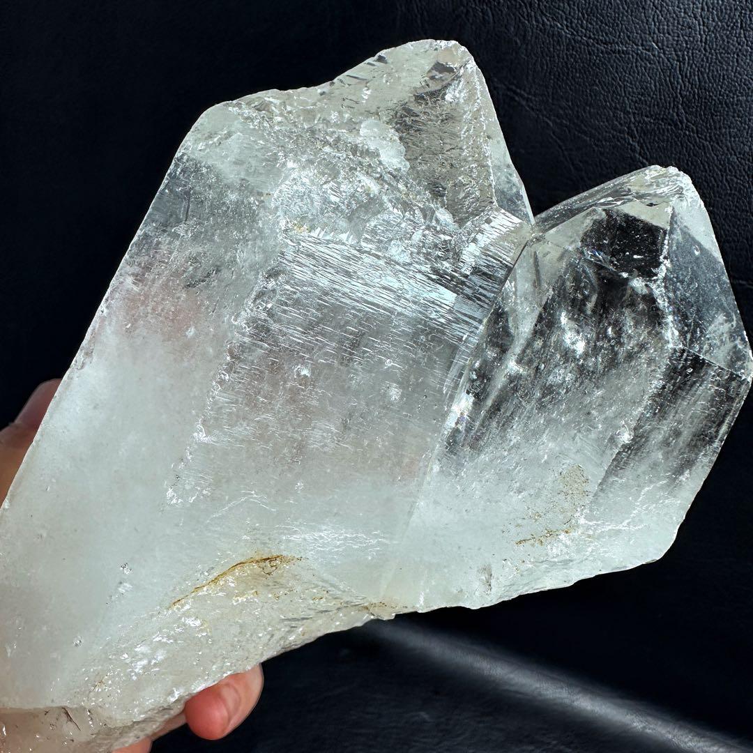 別格高級品 ❗️巨大❗️超強いパワー虹入り☆ヒマラヤ水晶パワーストーン浄化A1257