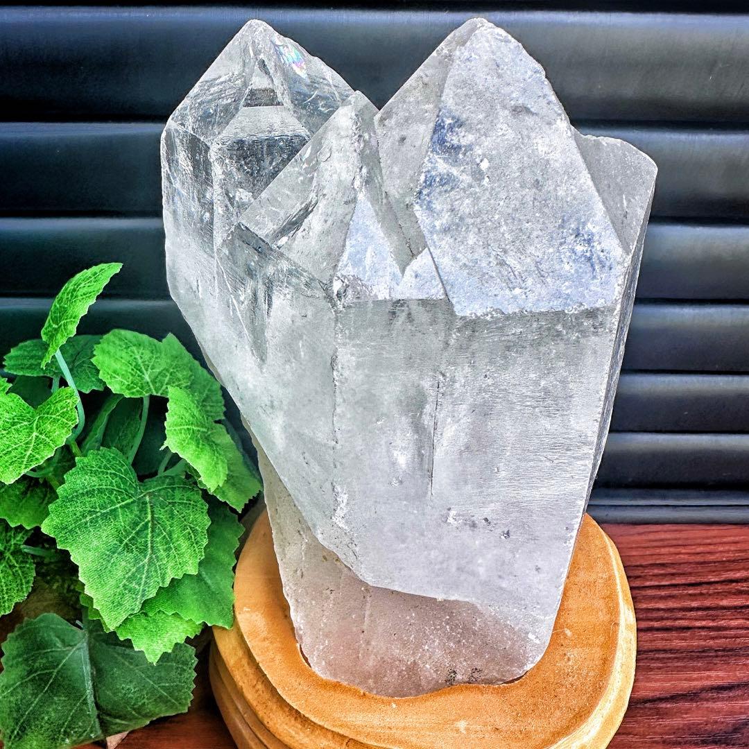 別格高級品 ❗️巨大❗️超強いパワー虹入り☆ヒマラヤ水晶パワーストーン浄化A1257