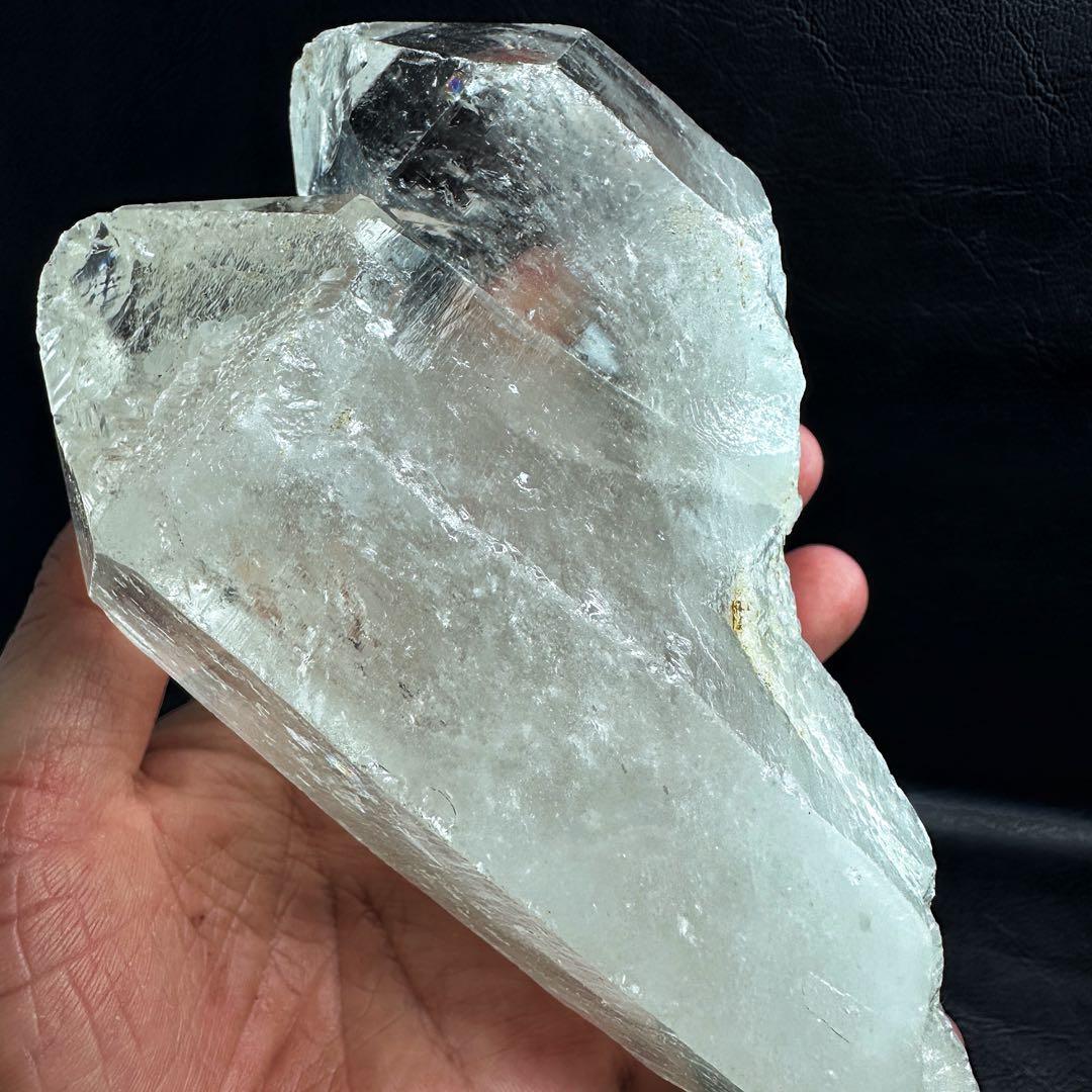 別格高級品 ❗️巨大❗️超強いパワー虹入り☆ヒマラヤ水晶パワーストーン浄化A1257