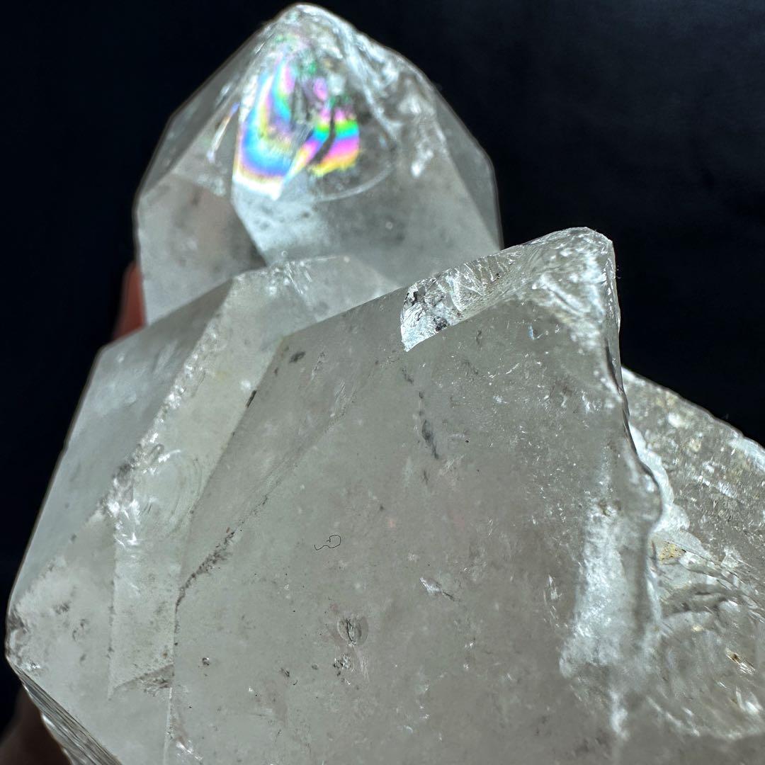 別格高級品 ❗️巨大❗️超強いパワー虹入り☆ヒマラヤ水晶パワーストーン浄化A1257