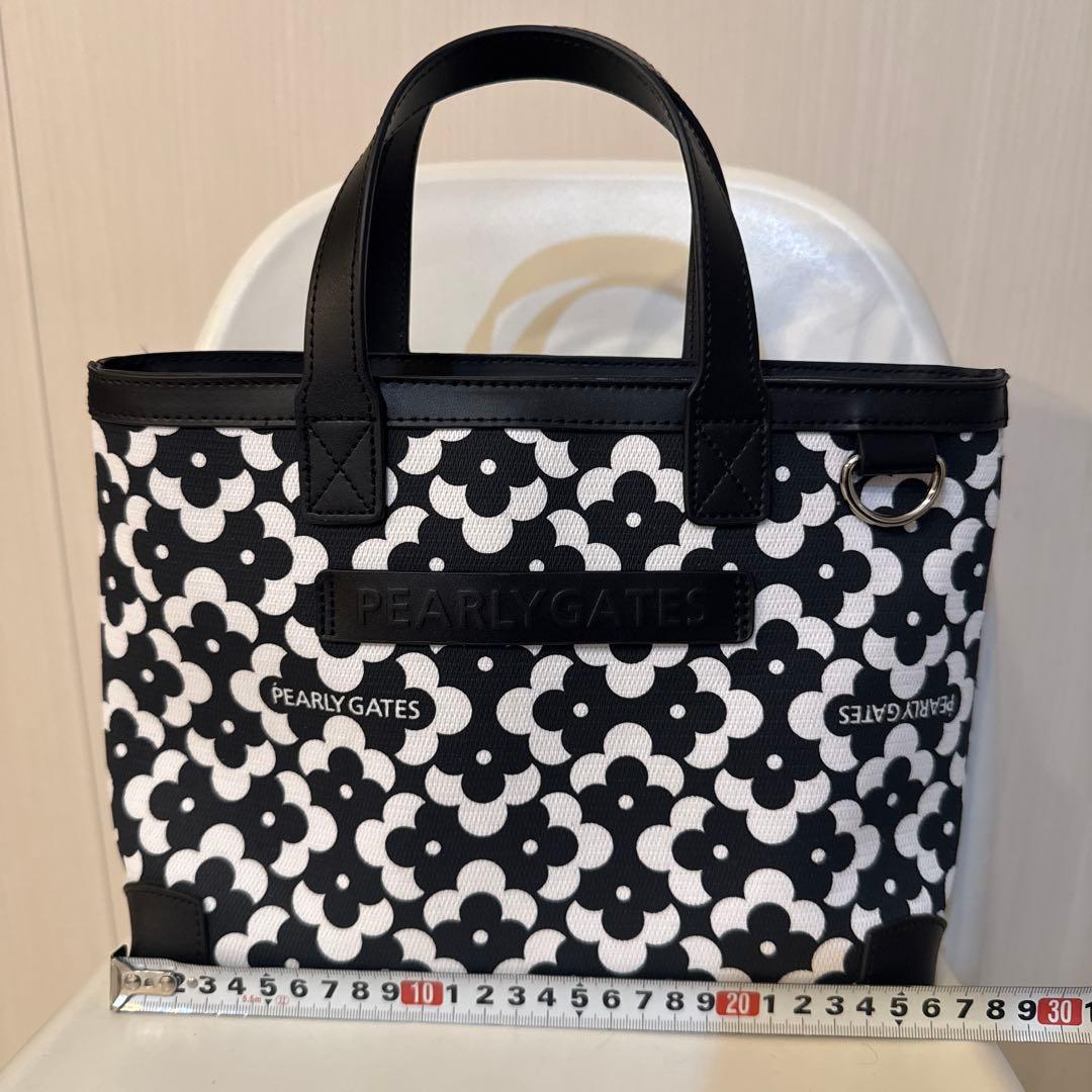 【とね】パーリーゲイツ　ジオメトリック　フラワー柄　カートバッグ