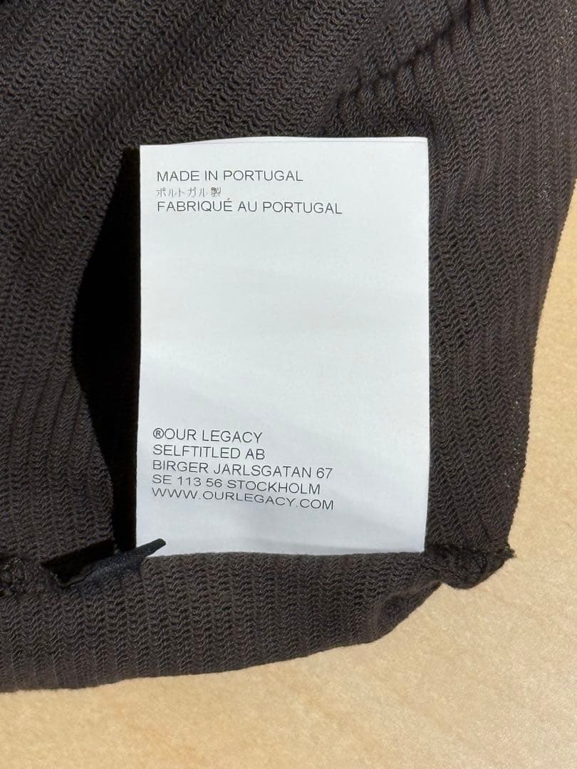 トップス OUR LEGACY 24ss reversible gravity tank