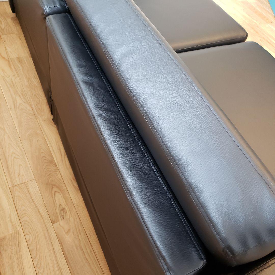 最終値下げ❗️美品!!モダンソファーベット3人掛け 180cm