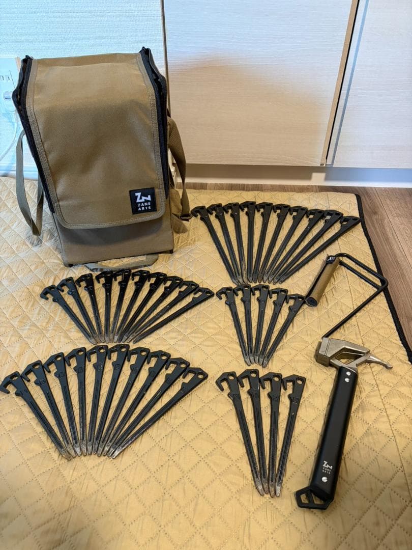 ZANE ARTS ゼインアーツ ペグ＆ラック＆ハンマー セット