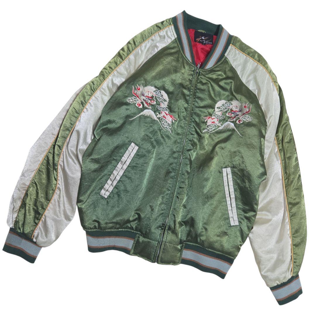 MS:NICX 90s ドラゴン 刺繍 スカジャン スーベニア M