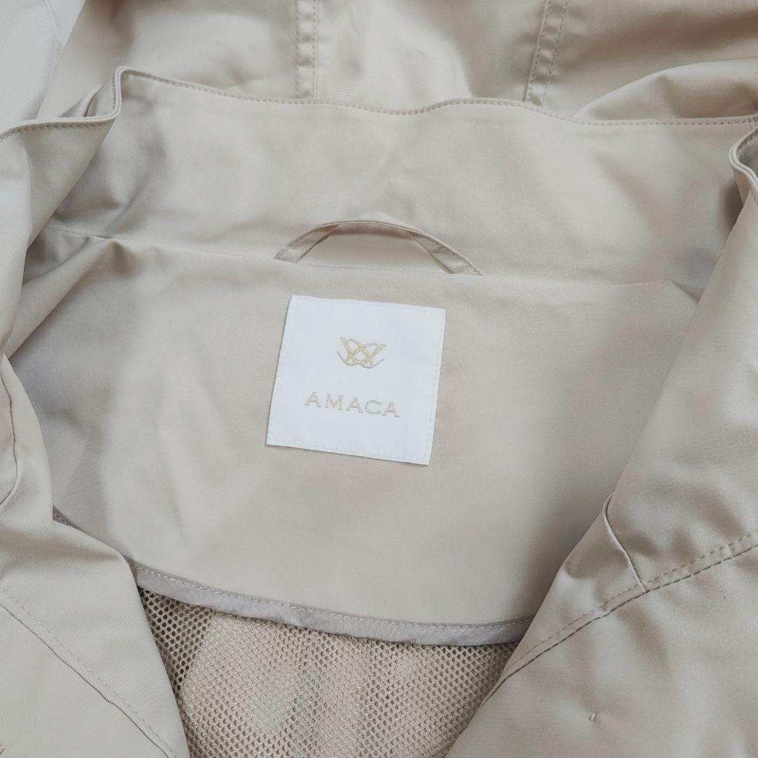 23SS AMACA 花粉プロテクト ミドルフィールドコート L相当