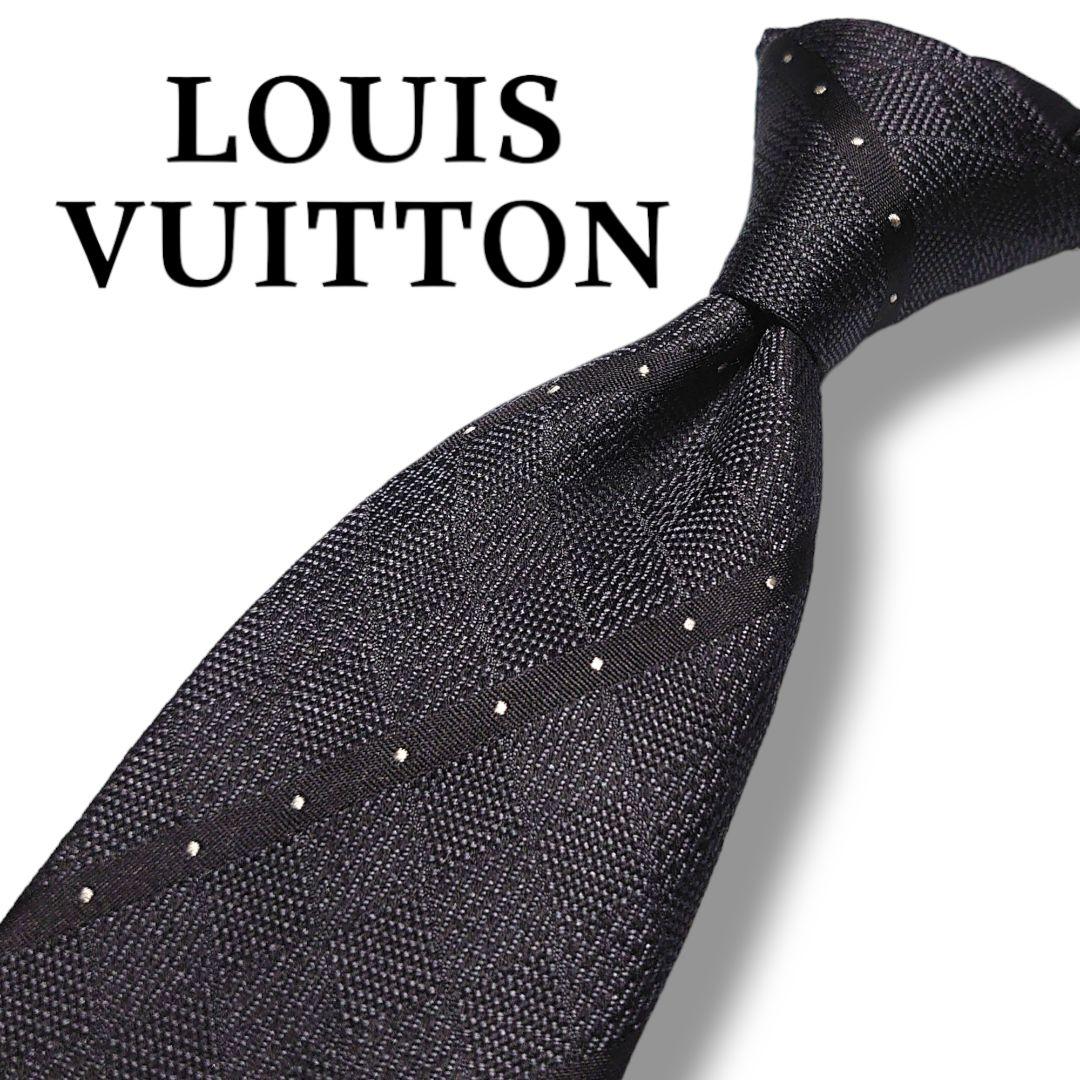 【美品】☆LOUISVUITTON☆ブラック☆ダミエ☆ストライプ☆光沢☆