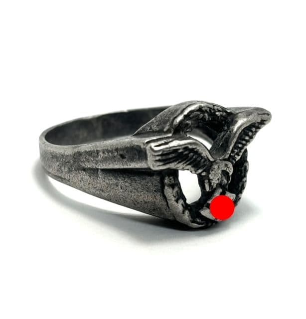 中*幸様 1939’s★ ドイツ空軍★パイロット兼観測員ミリタリーリング ★ S