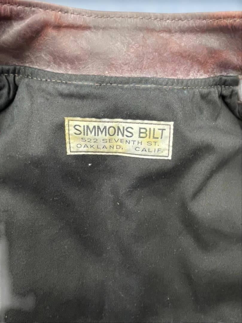 SIMMONS BILT HORSEHIDE LEATHER JACKET訳アリ
