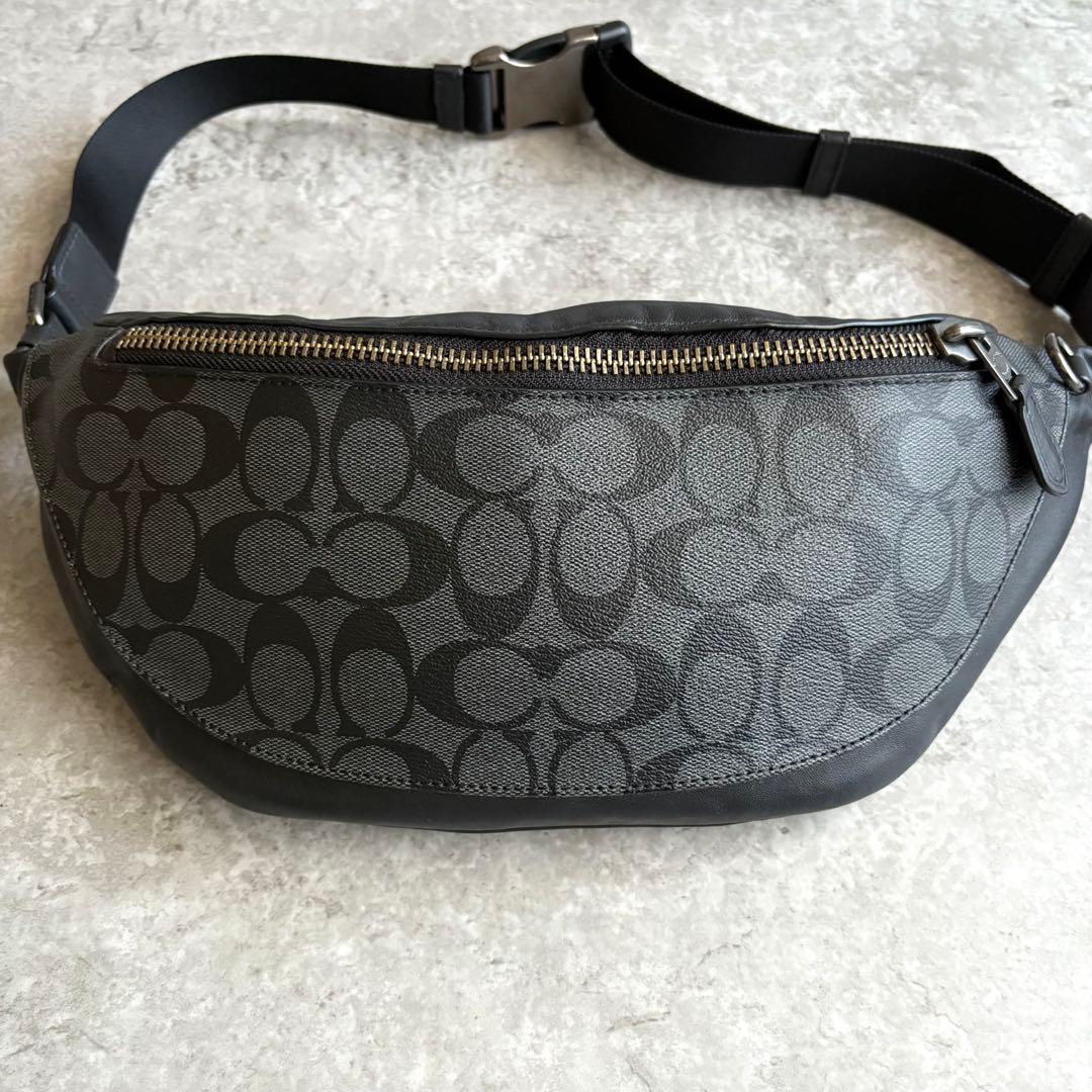 【からすみ様】COACH ワーレン シグネチャー ボディバッグ ショルダーバッグ
