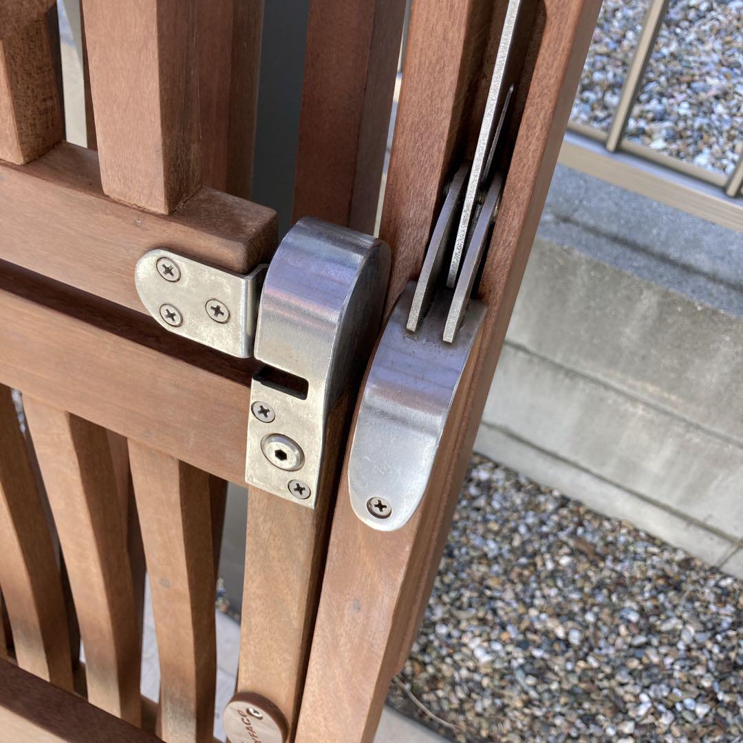 イス　椅子　木製　デッキチェア　ガーデンチェア　アンティーク　折りたたみ式