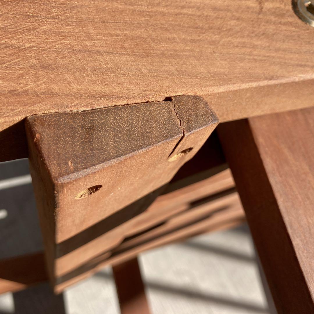 イス　椅子　木製　デッキチェア　ガーデンチェア　アンティーク　折りたたみ式