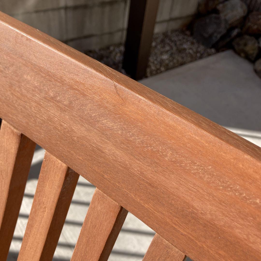 イス　椅子　木製　デッキチェア　ガーデンチェア　アンティーク　折りたたみ式