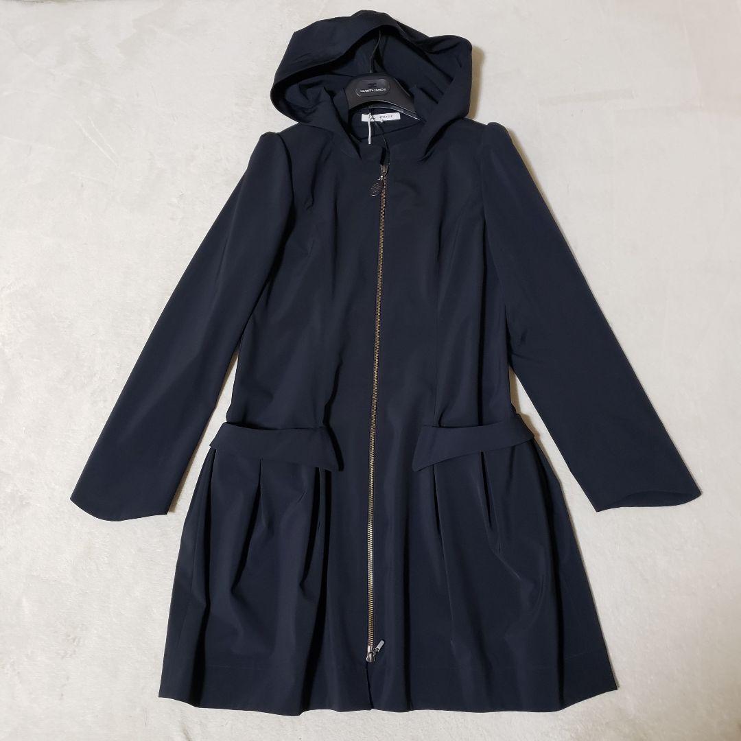 FOXY NEW YORK レイニーコクーン　フーデッドコート　ロングコート