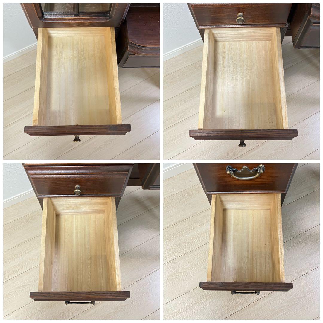 (つ14)ミラーデスク コンパクトドレッサー アトランタライティングビューロー