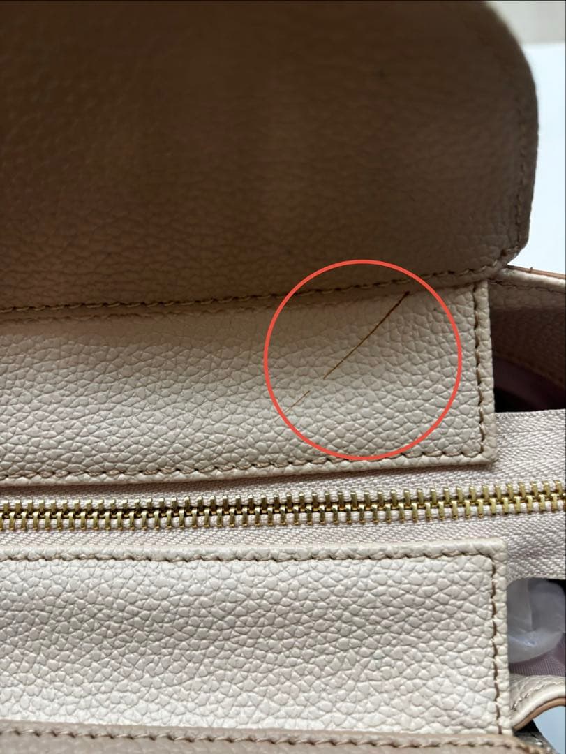 HAMANO 濱野皮革工藝 トート ピンクベージュ系 保存袋付き