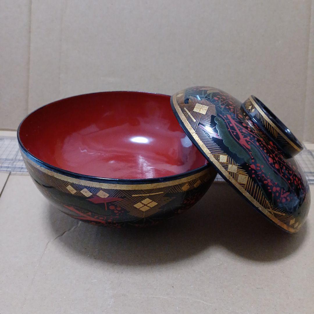 江戸時代の秀衝塗　椀