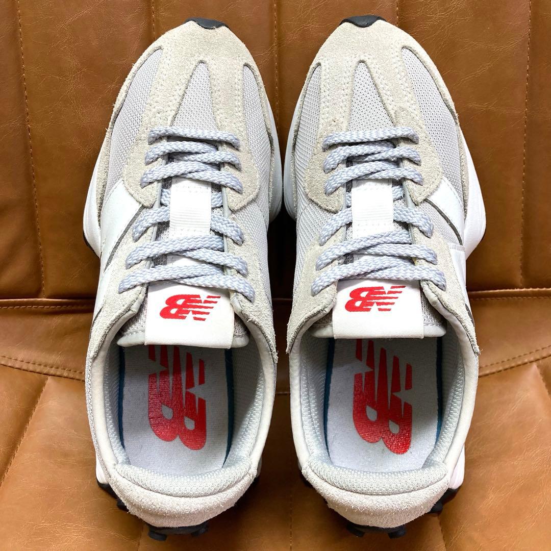 【美品】ユナイテッドアローズ別注 ニューバランス 327 グレー 23.5cm