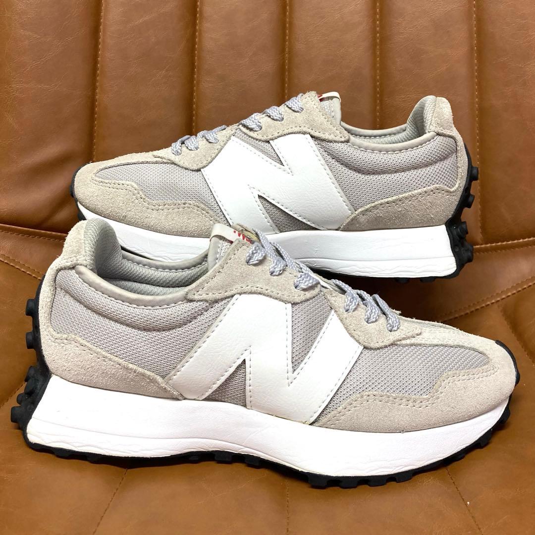 【美品】ユナイテッドアローズ別注 ニューバランス 327 グレー 23.5cm