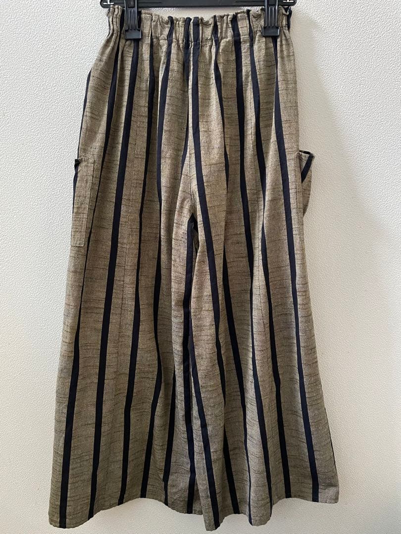 ヤンマ産業 キュロット 超ロング丈 ともえ縞