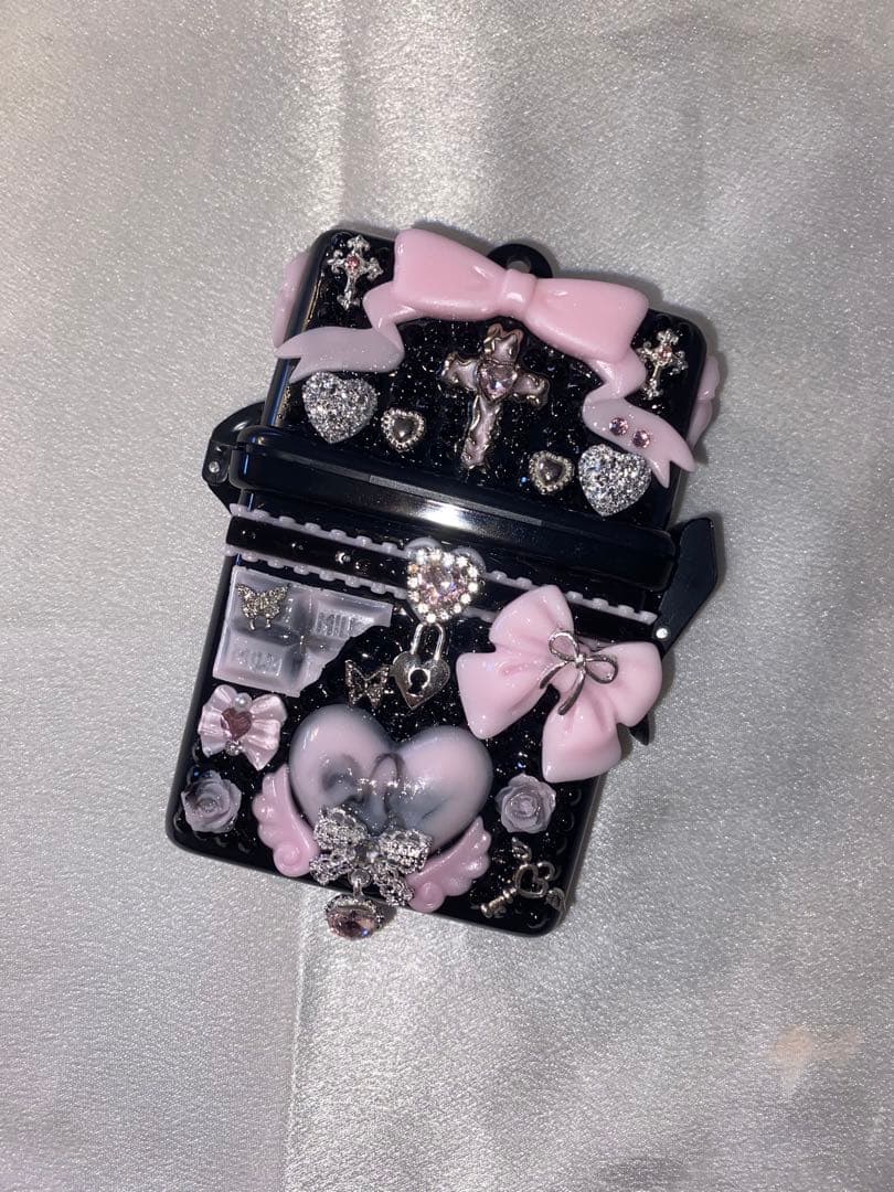 3点おまとめ スケルトンケースデコiQOSケースデコヒートスティックケースデコ