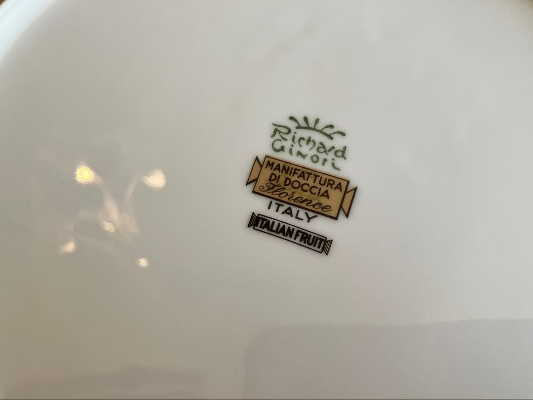 ジノリ　アンティコイタリアンフルーツ　26.5ディナープレート×6