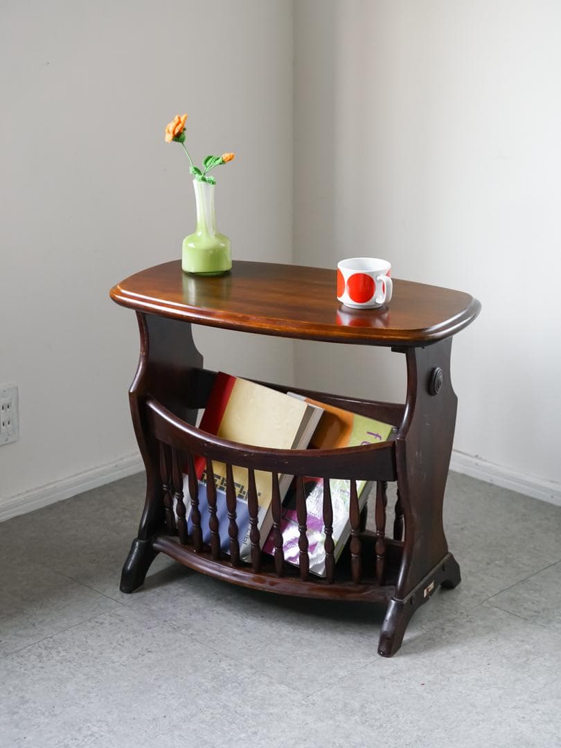 70-80's 柏木工 サイドテーブル/マガジンラック ヴィンテージ