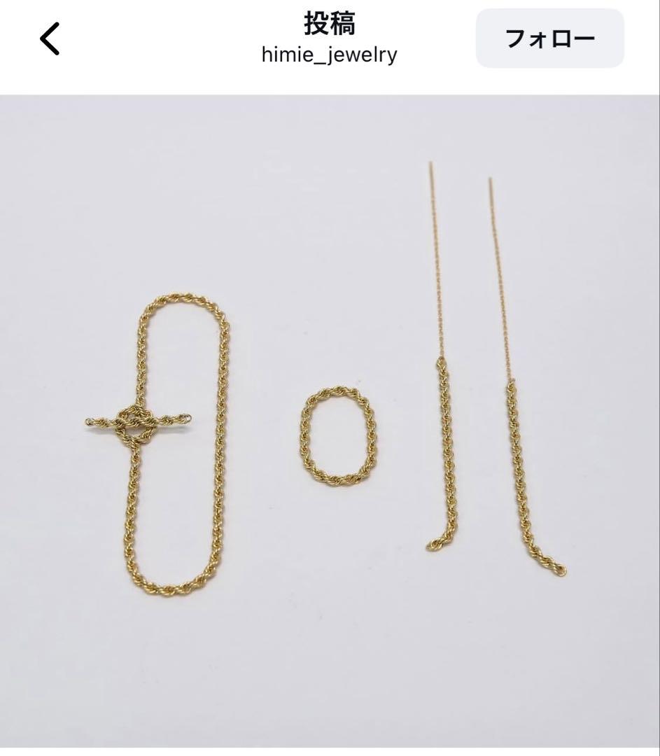 himie Yukiyanagi 2way earrings ユキヤナ