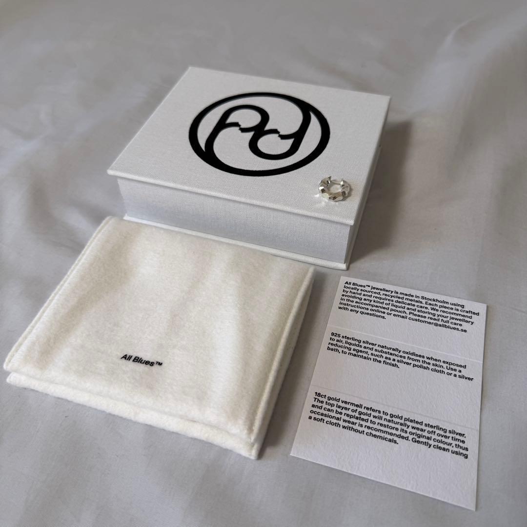 【定価3.3万】All Blues Almost ピアス シルバー シングル M