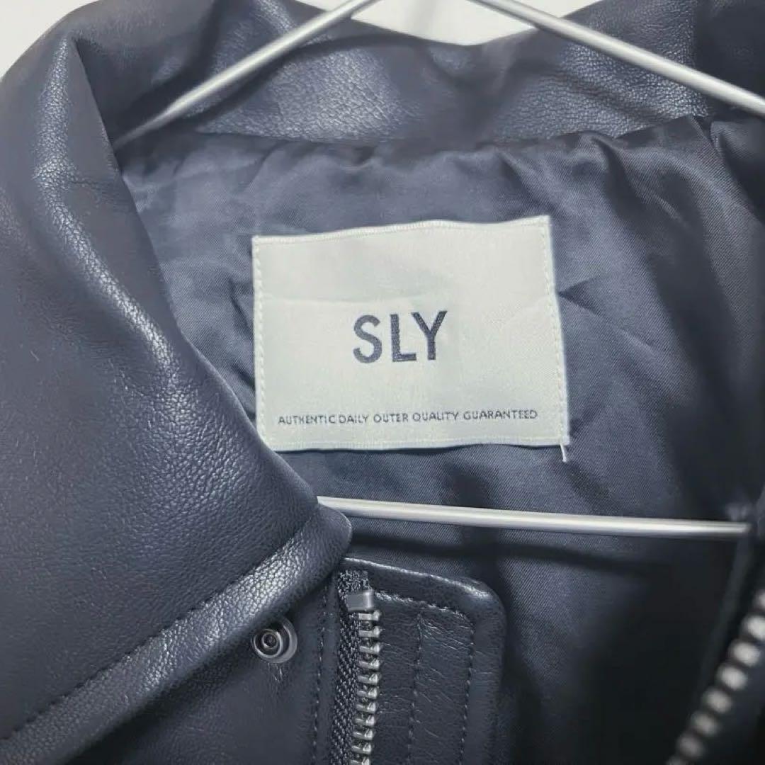 SLY ブラック レザージャケット