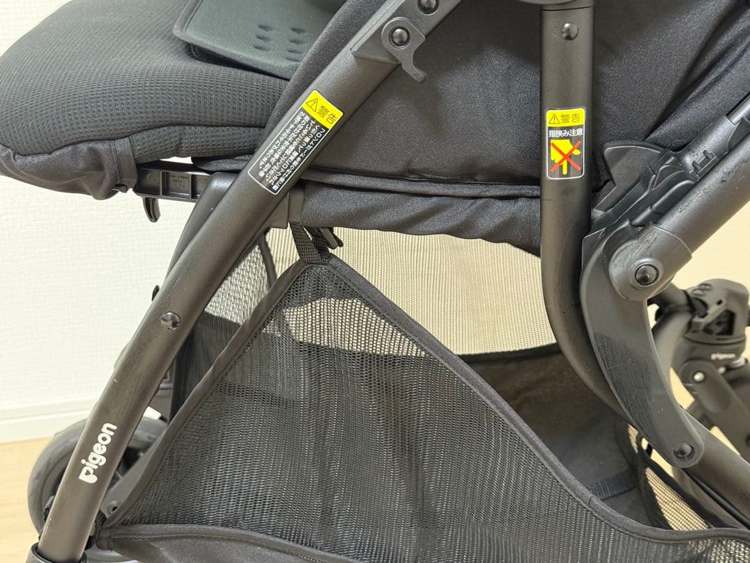 Pigeon ベビーカー ランフィRB3 キャメル【純正レインカバー付】