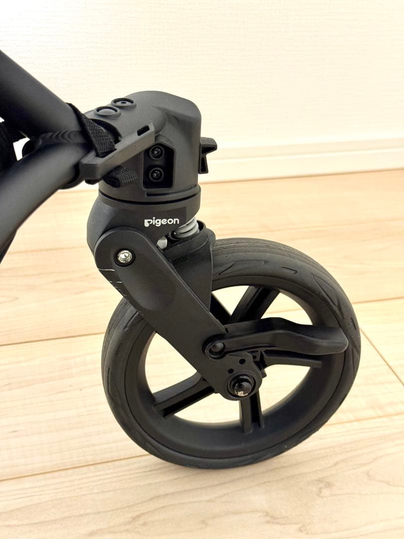 Pigeon ベビーカー ランフィRB3 キャメル【純正レインカバー付】