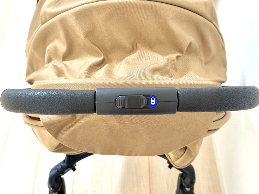 Pigeon ベビーカー ランフィRB3 キャメル【純正レインカバー付】