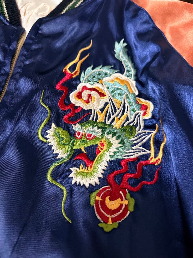 美品 ２面用 テーラー東洋 虎 富士山 日本限定 スカジャン vintage