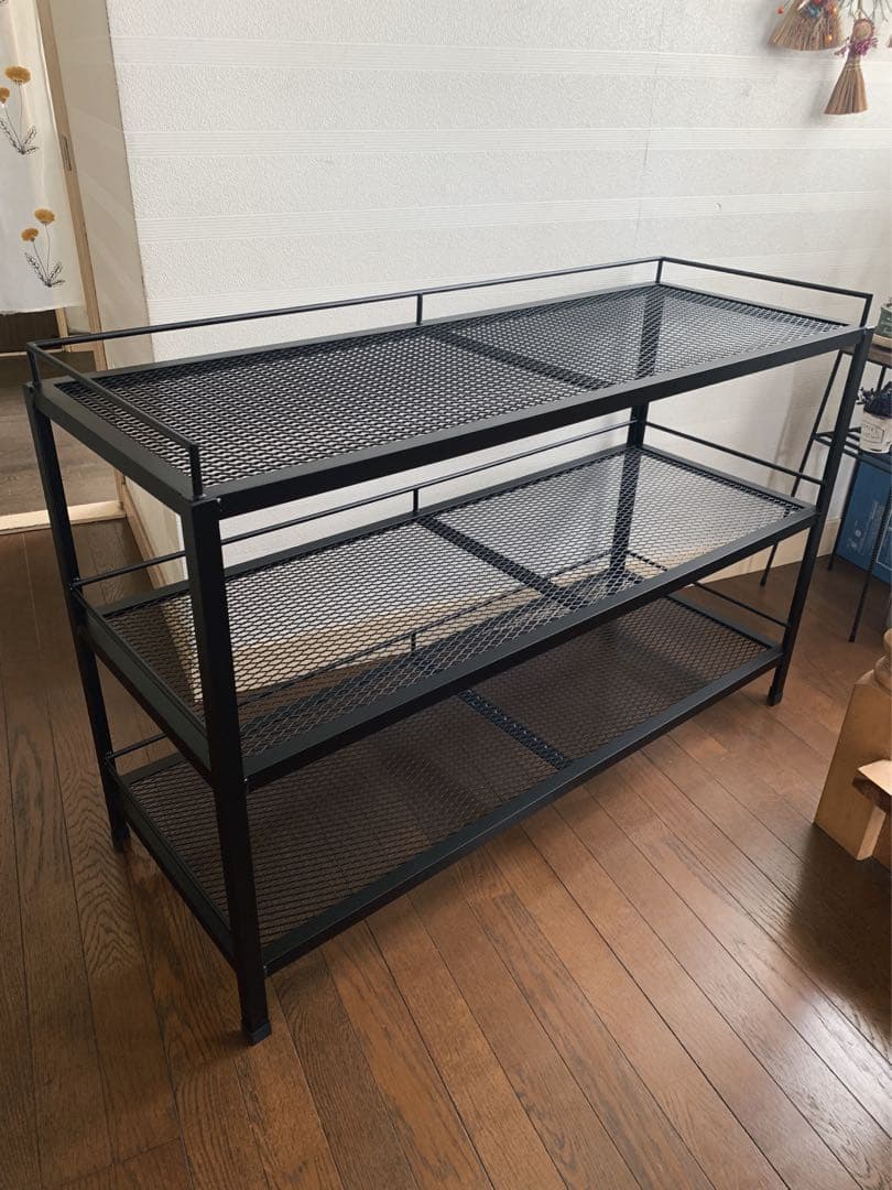 ☆送料込み☆アイアン植物棚　即購入OK ボタニカルシェルフ　アガベ　塊根　什器