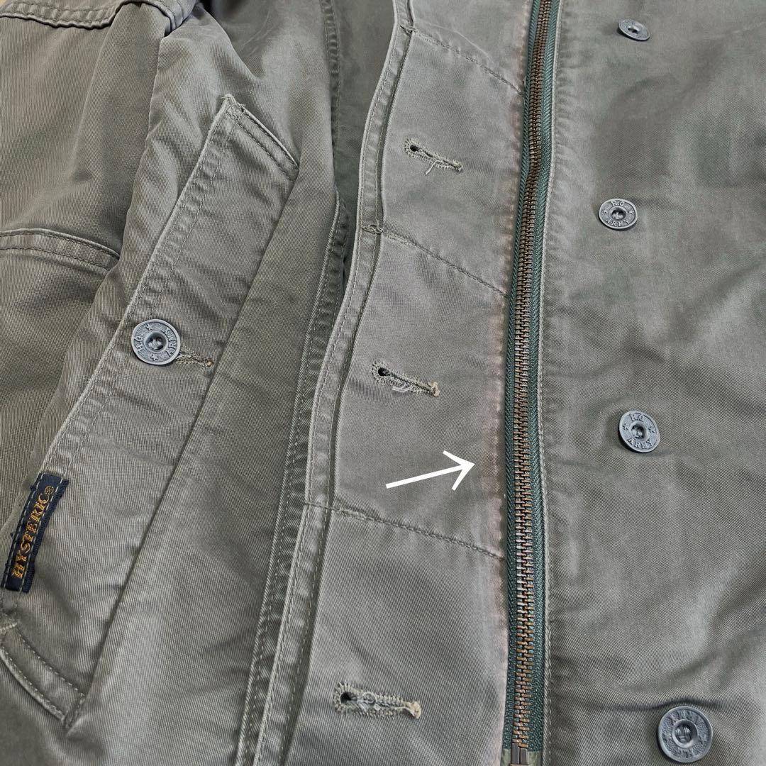 激レアヴィンテージヒステリックグラマー春ヴィンテージカバーオールミリタリーコート