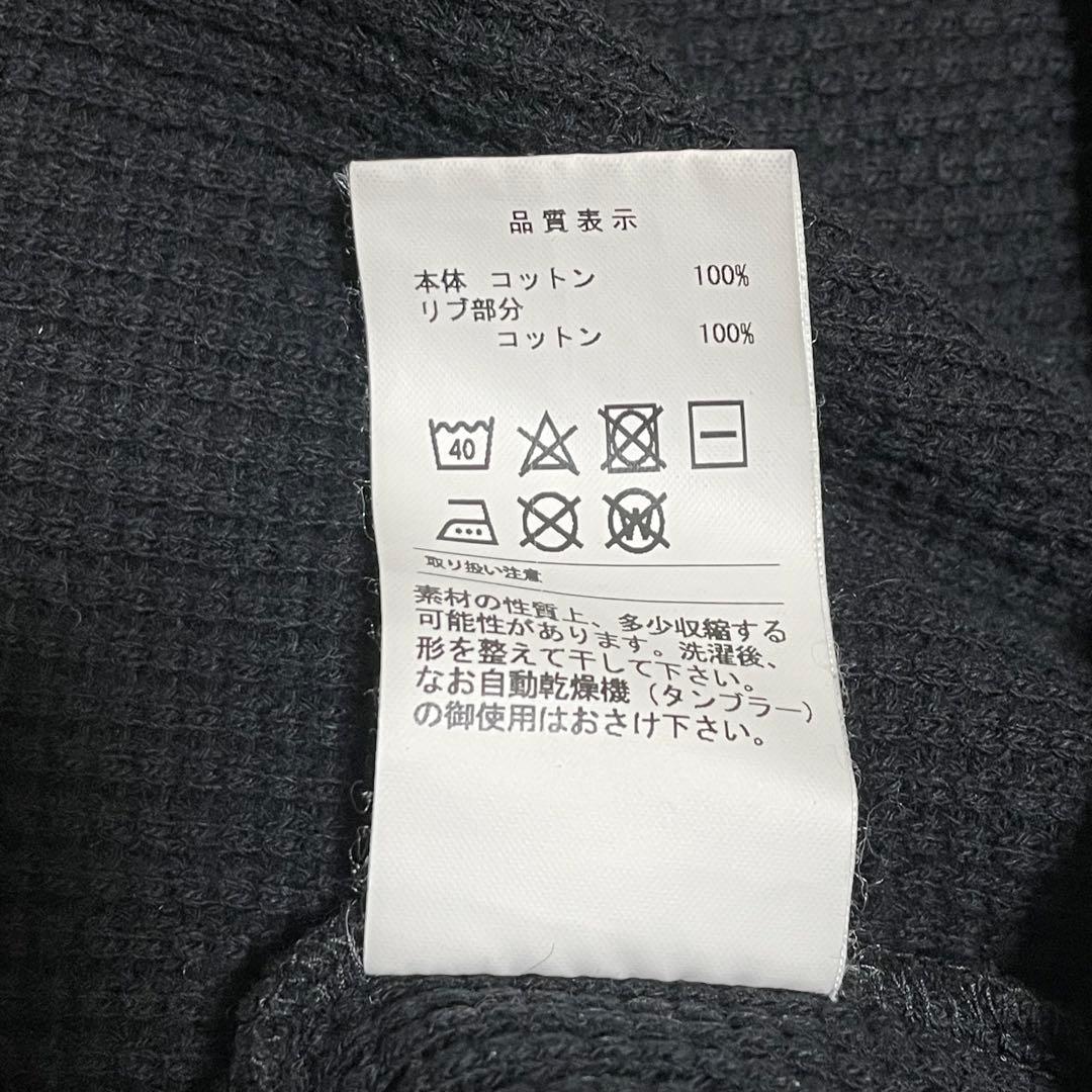 ディセンダント　ロングTシャツ　ワッフル　サーマル　ハニカム　23ss Mサイズ