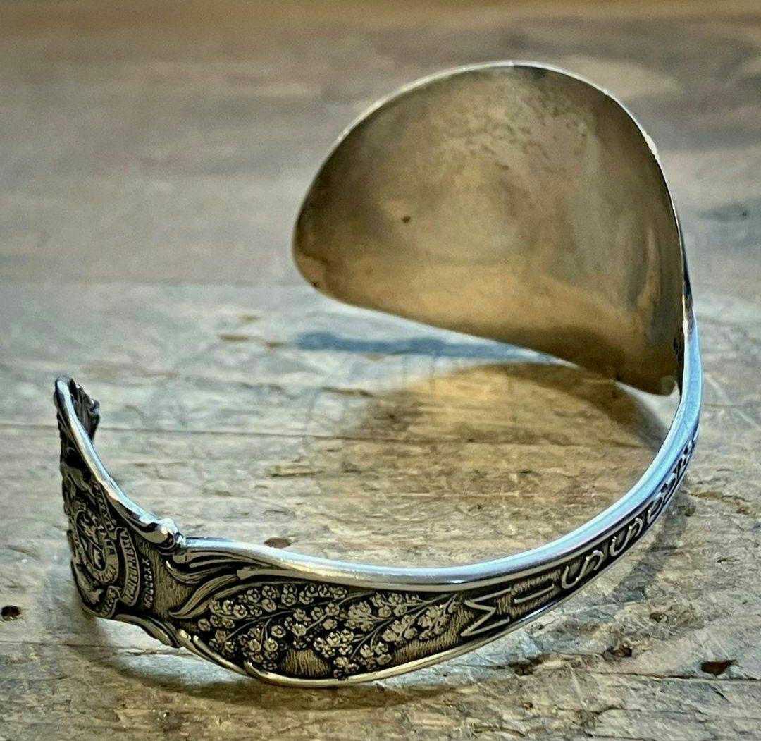 スターリングシルバー　ミズーリ州ヴィンテージスプーンバングル