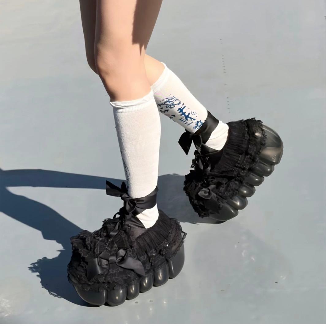 MIKIOSAKABE HIGH BUBBLE CAKE 黒23cmミキオサカベ