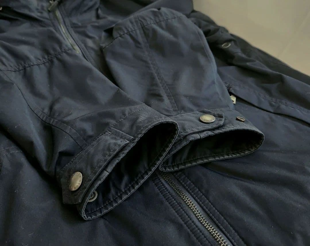 ラルフローレン ポニー刺繍 ナイロンパーカー フード付き Mサイズ 濃紺